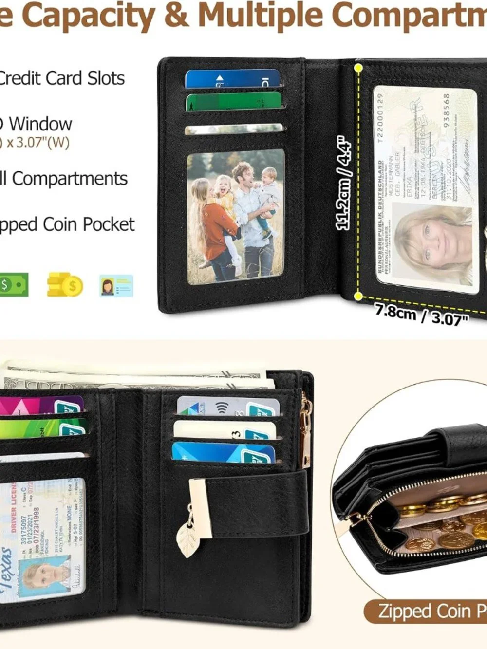 RFID Blocking Women's Wallet
